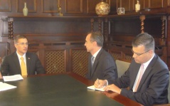 4 October 2013 The National Assembly Speaker receives the Croatian Ambassador to Serbia